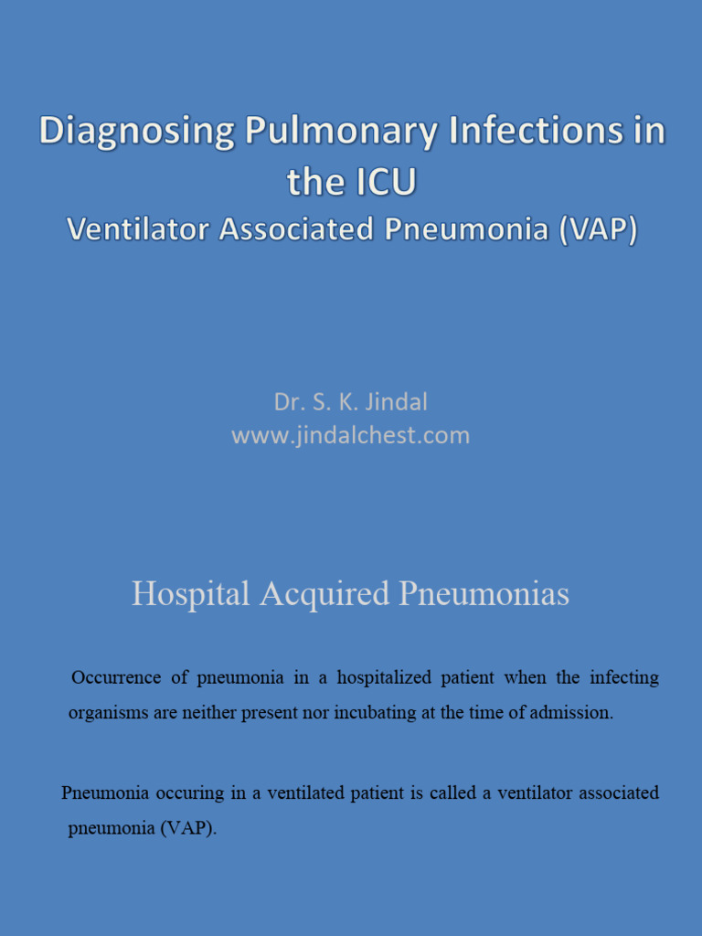 Diagnosing Pulmonary Infections in The ICU | PDF | Pneumonia ...