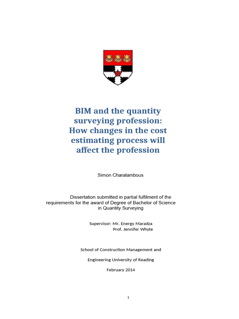 BIM's Impact on Quantity Surveying | PDF | Building Information ...