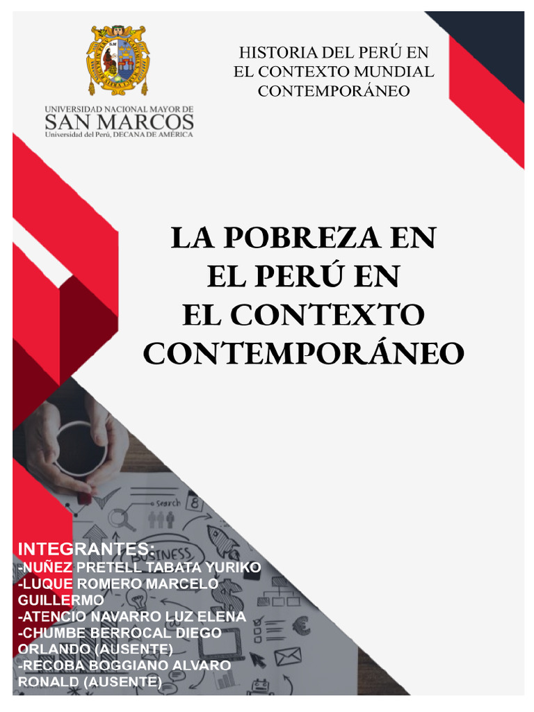 La Pobreza en El Perú | PDF | Pobreza | Pobreza e indigencia