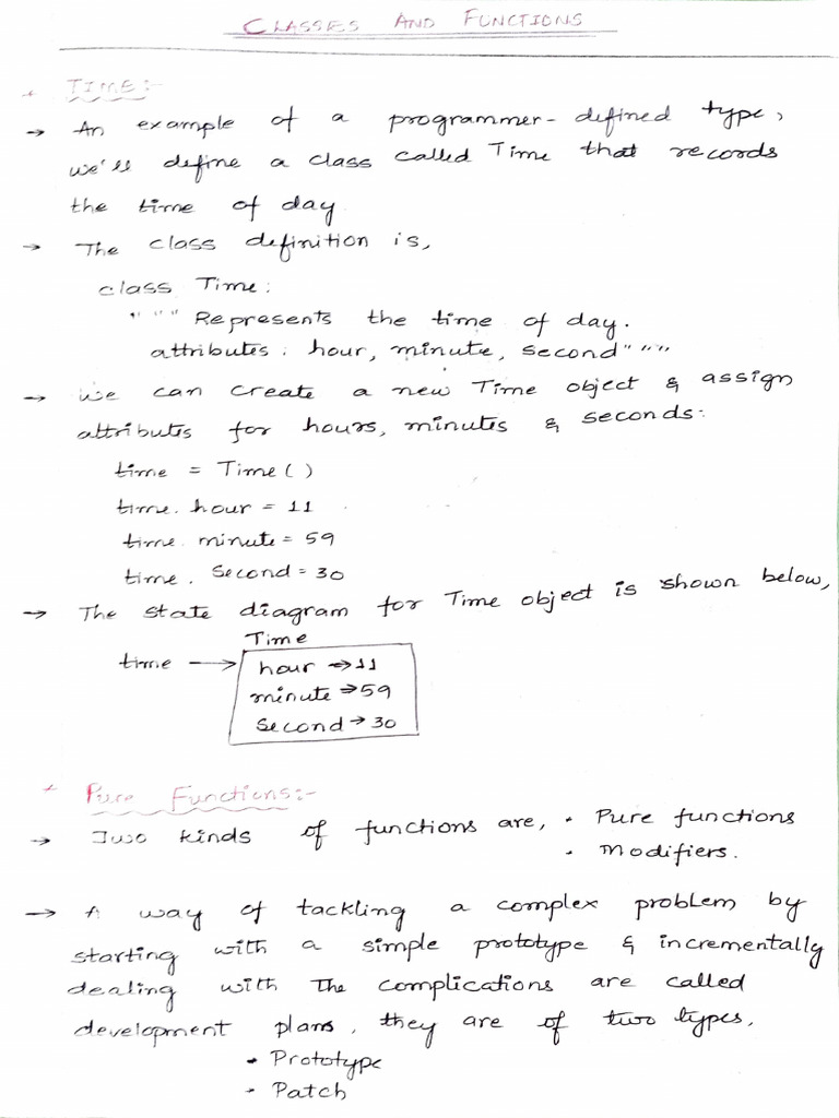 Classes and objects python pdf