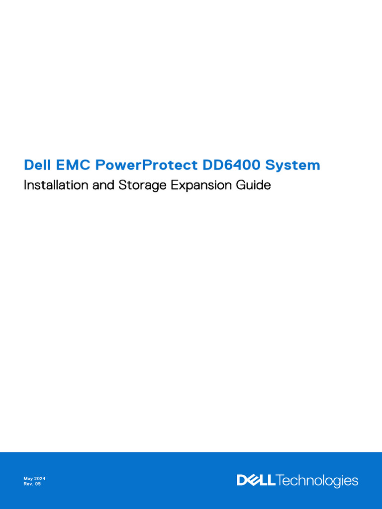 DD P Dd6400 Install Guide en Us | PDF | Power Supply | Manufactured Goods