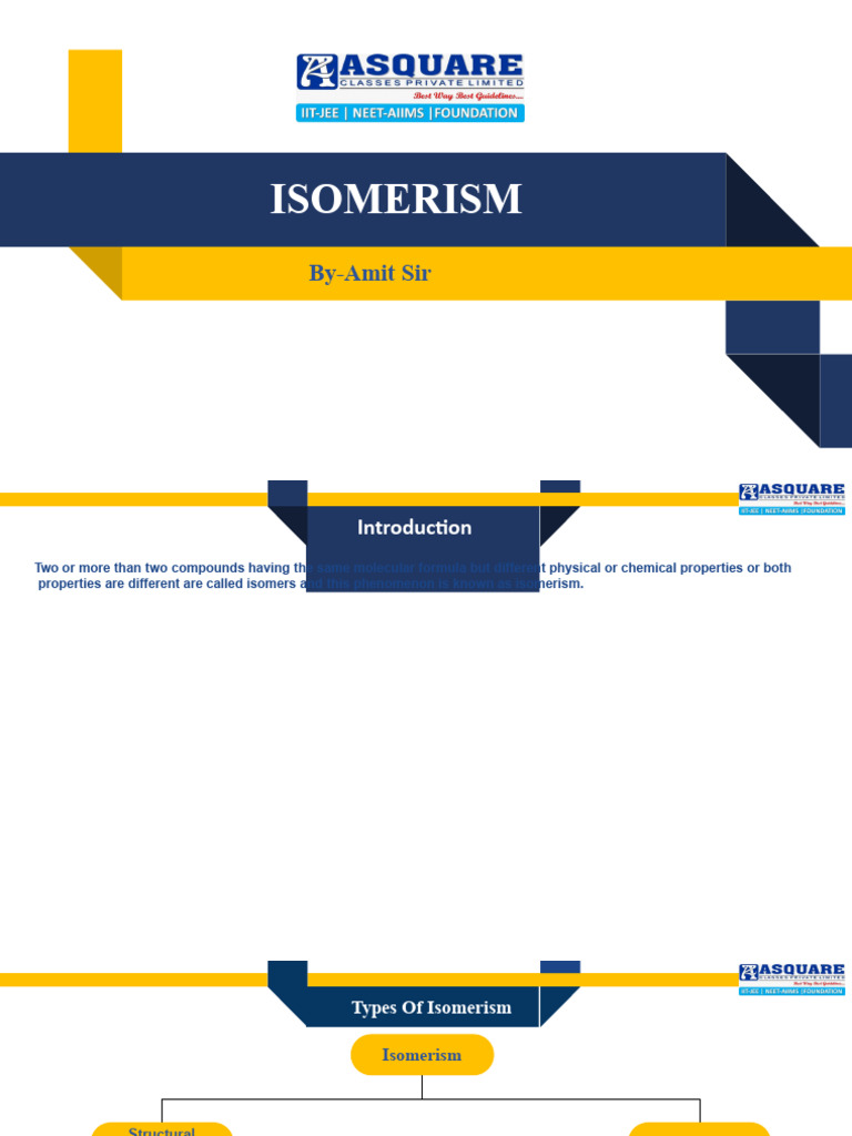 Isomerism lec 1 4 download free pdf isomer organic chemistry