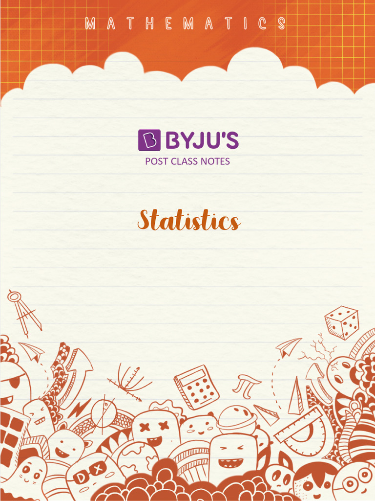 Statistics Notes | PDF | Mean | Standard Deviation