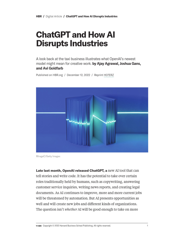 ChatGPT and How AI | PDF | Cognitive Science | Cognition