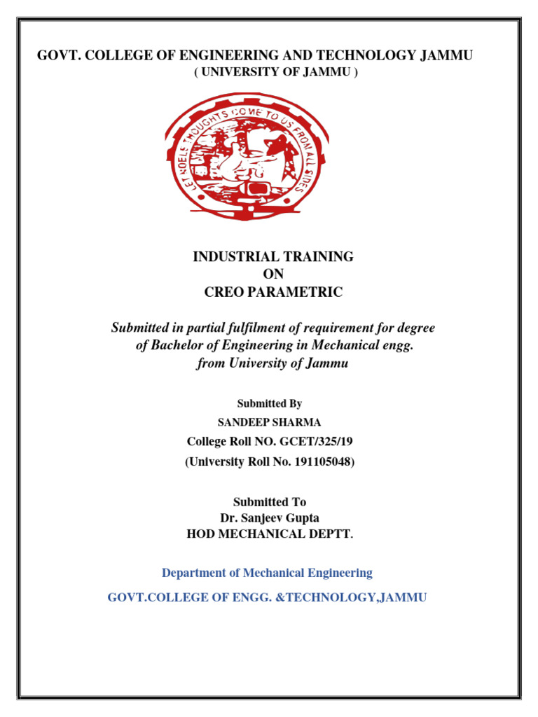 Creo Parametric Training Overview | PDF | Geometry