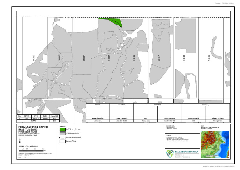 peta wilayah Riau dengan area perkebunan kelapa sawit