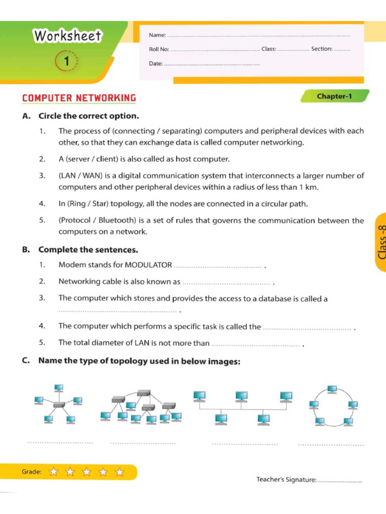 Class 8 Holiday Homework | PDF