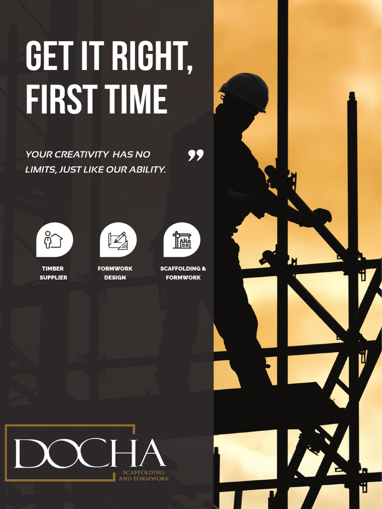 Docha Brochure | PDF | Scaffolding | Lumber