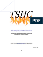 The Simple Hydraulic Calculator: A Hydraulic Calculation Program For Water Based Automatic Fire Sprinkler Systems