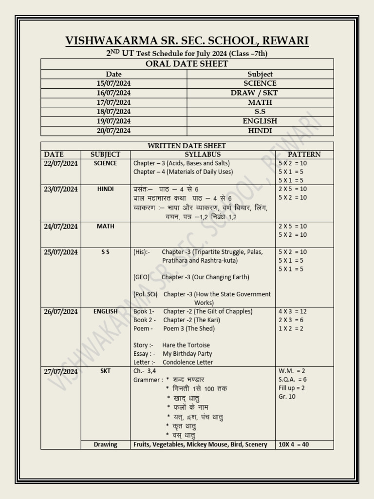 class-7th-2nd-unit-test-date-sheet-syllabus-pdf