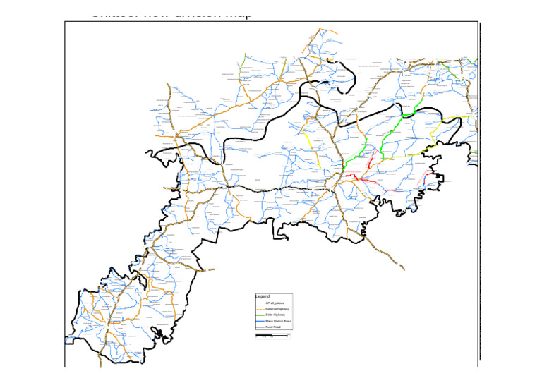 Chittoor Div Map Dwg-Model | PDF