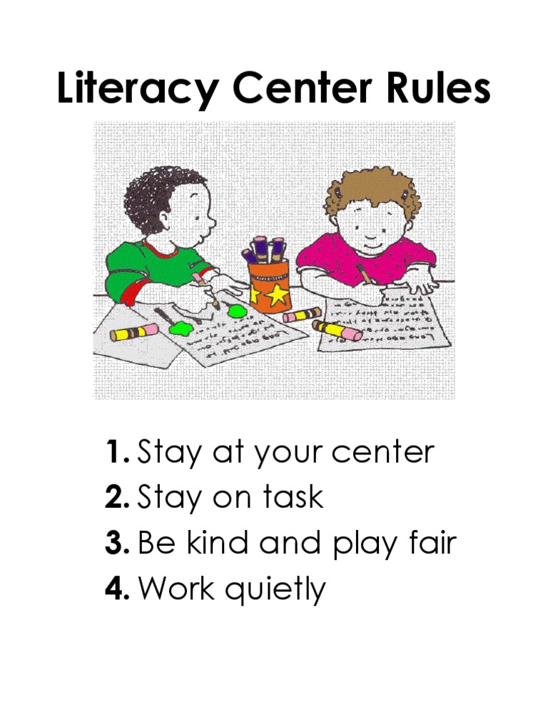 Literacy Center Guidelines for Students | PDF
