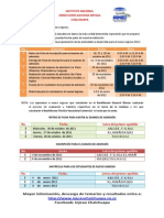 Calendarizacion Nuevo Ingreso 2012