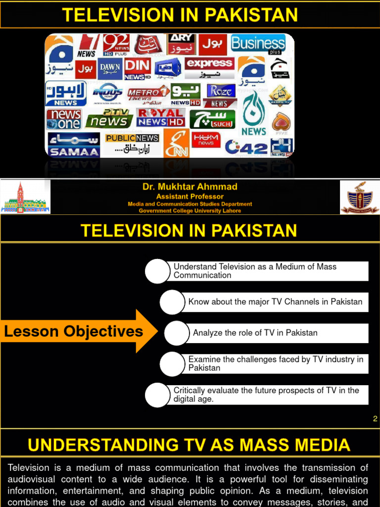 Television in Pakistan | PDF | Television | Media (Communication)