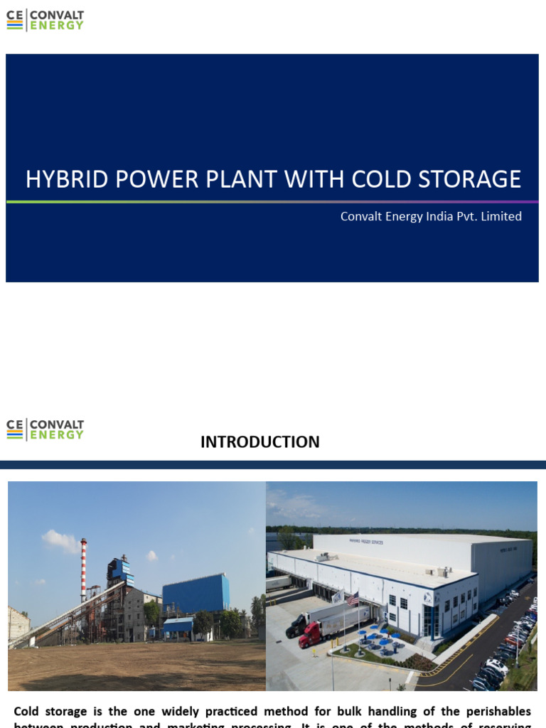 Cold Storage Project | PDF | Refrigeration | Home Appliance