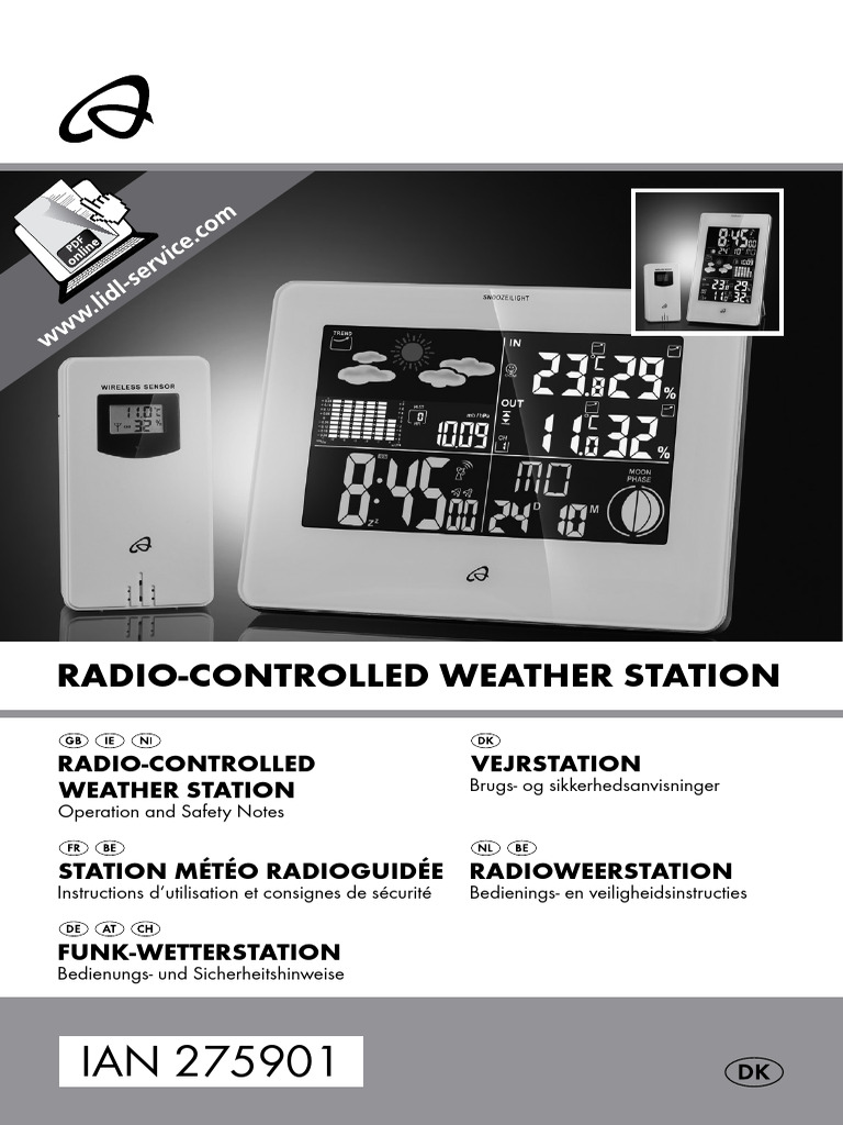 Stația Meteo Manual | PDF | Mains Electricity | Humidity