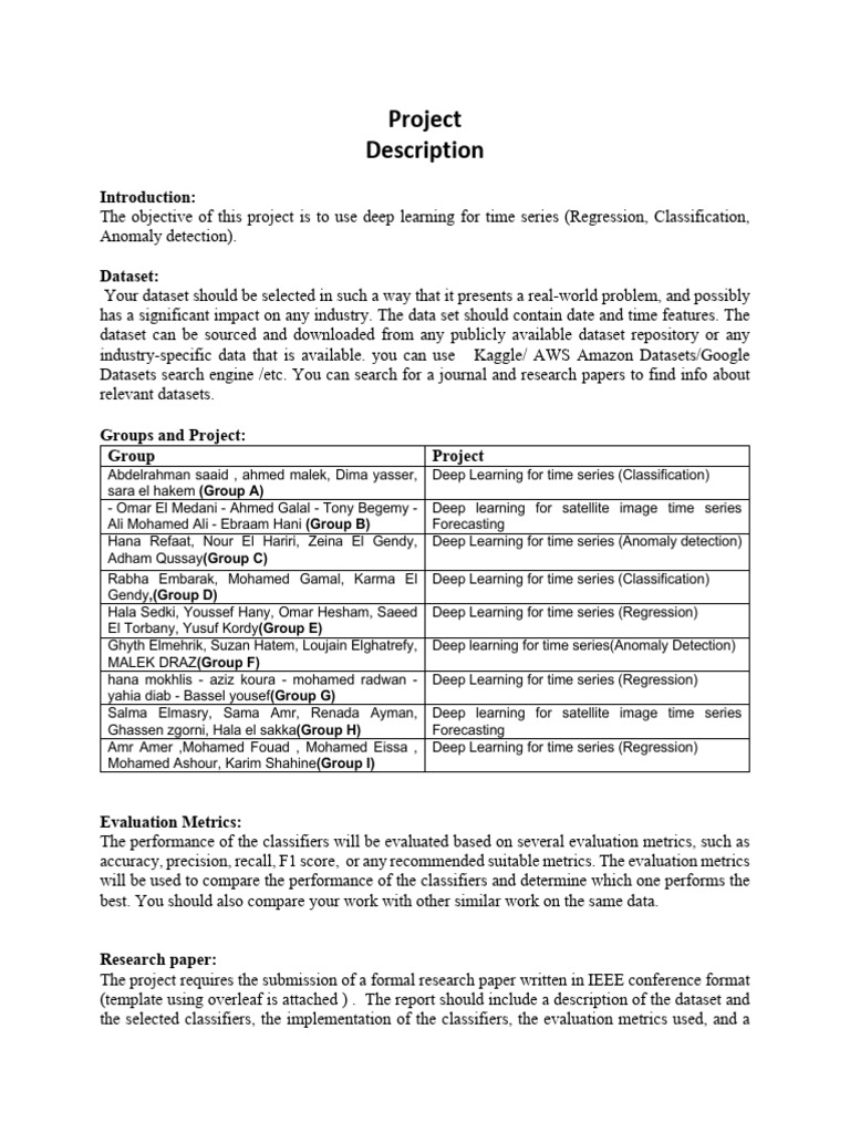 Project Description | PDF | Evaluation | Machine Learning