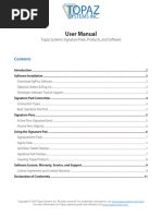 Topaz Signature Pad Installation Guide | PDF | Icon (Computing ...