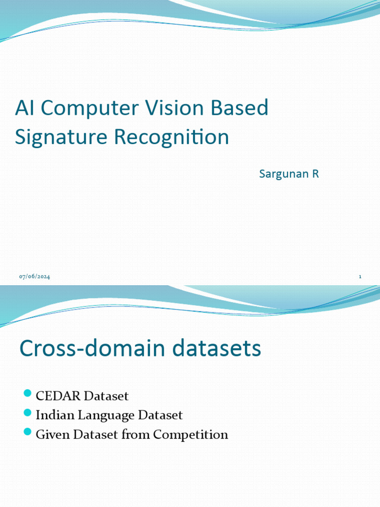 Signature Verification | PDF | Computers | Technology & Engineering