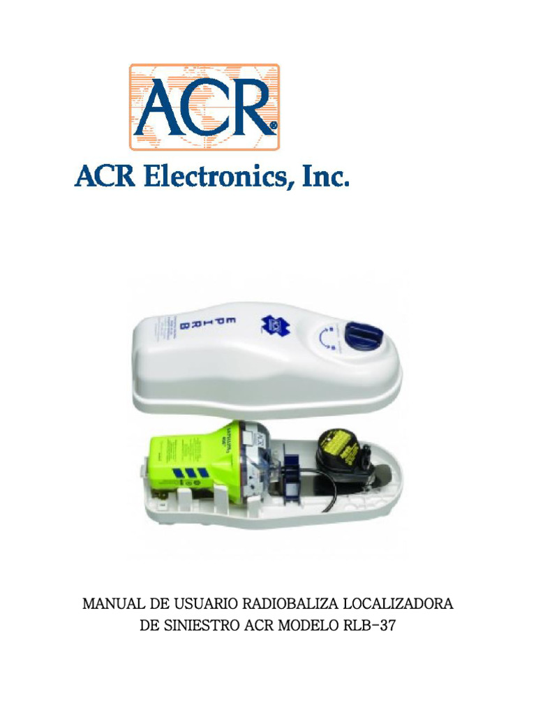 Manual de Usuario ACR RLB-37 | PDF | Sistema de Posicionamiento Global ...