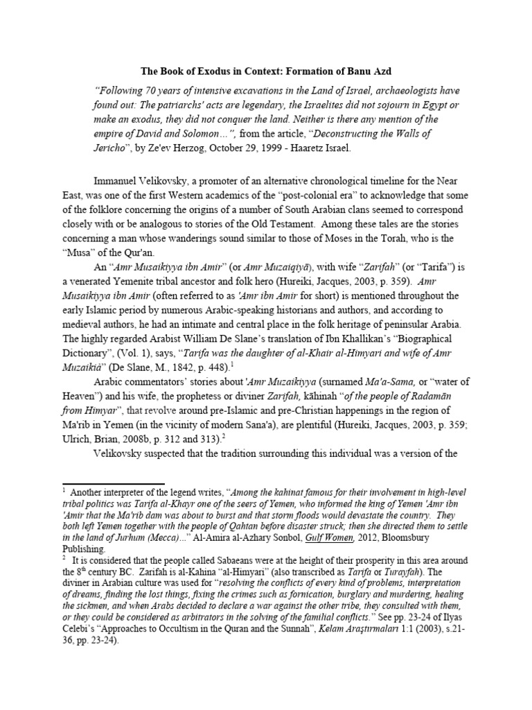 Chapter I The Book of Exodus in Context | PDF