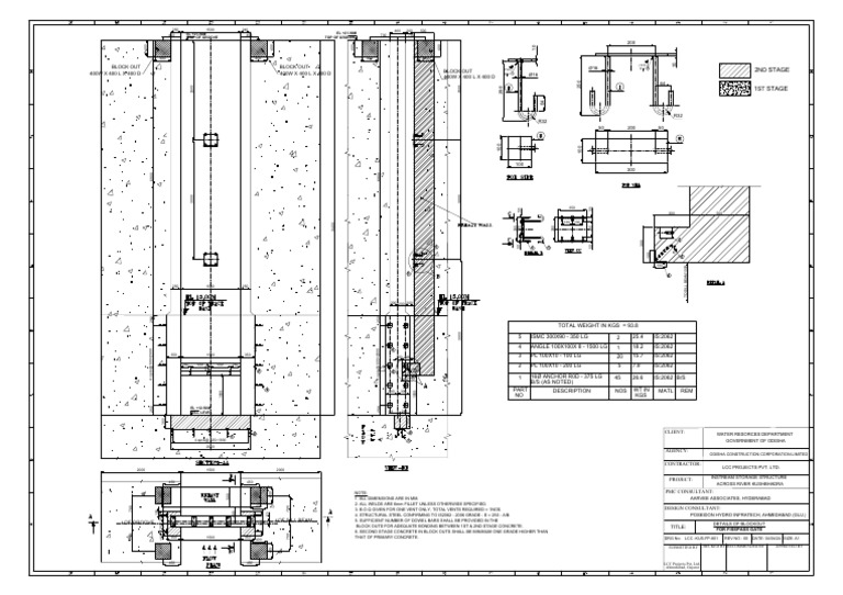 Blockout Details for Fisspass Gate | PDF | Civil Engineering ...