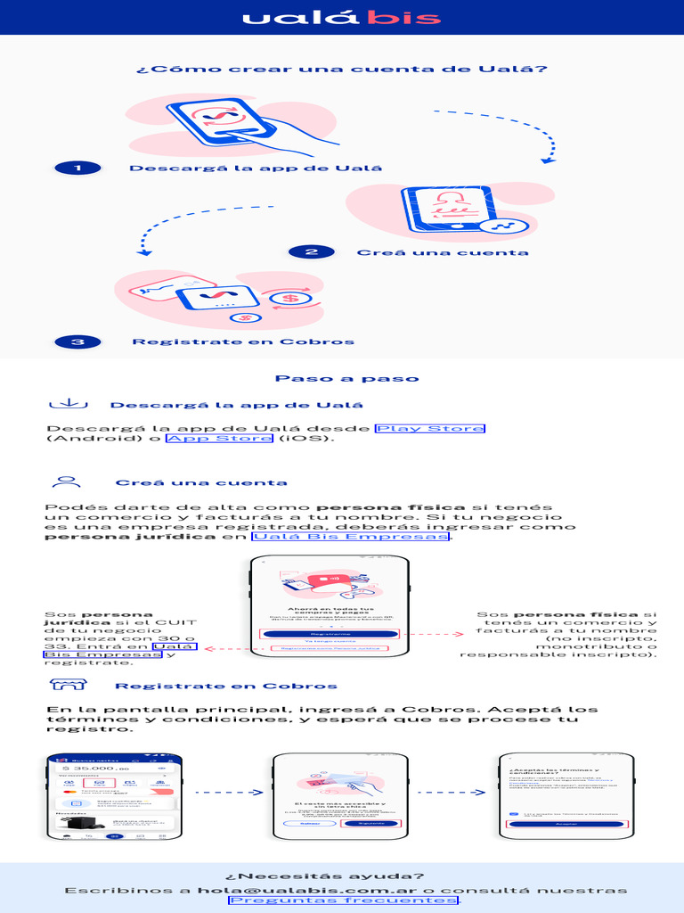 Crear Cuenta Ualá Mobile | PDF | Aplicación movil | Industrias de servicio