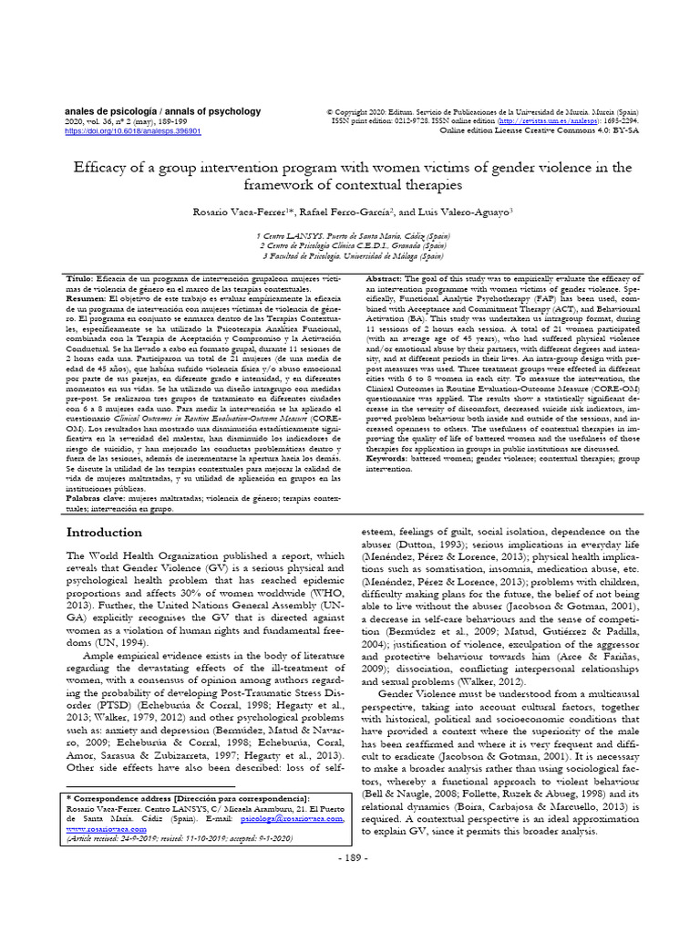 EBSCO FullText 2024 07 04 | PDF | Psychotherapy | Cognitive Behavioral ...