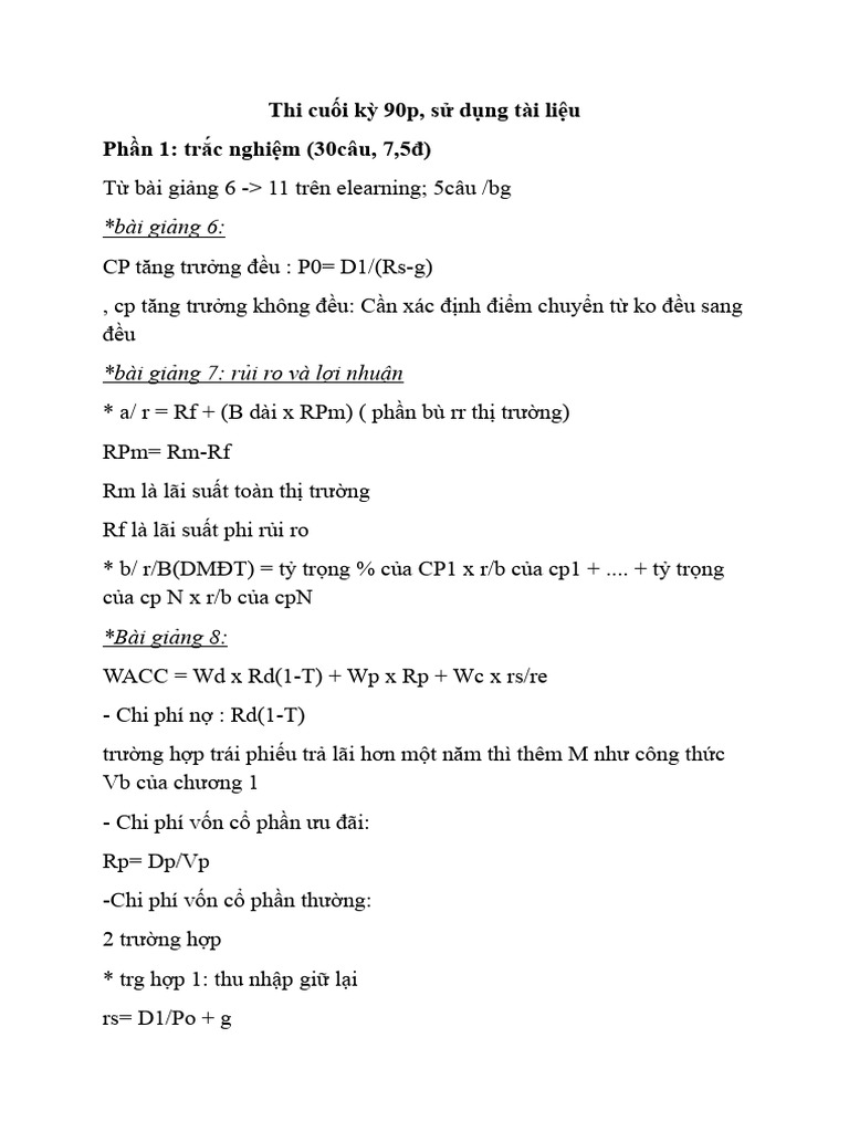  b i gi ng 6 thi cu i k 90p s d ng t i li u ph n 1 tr c nghi m