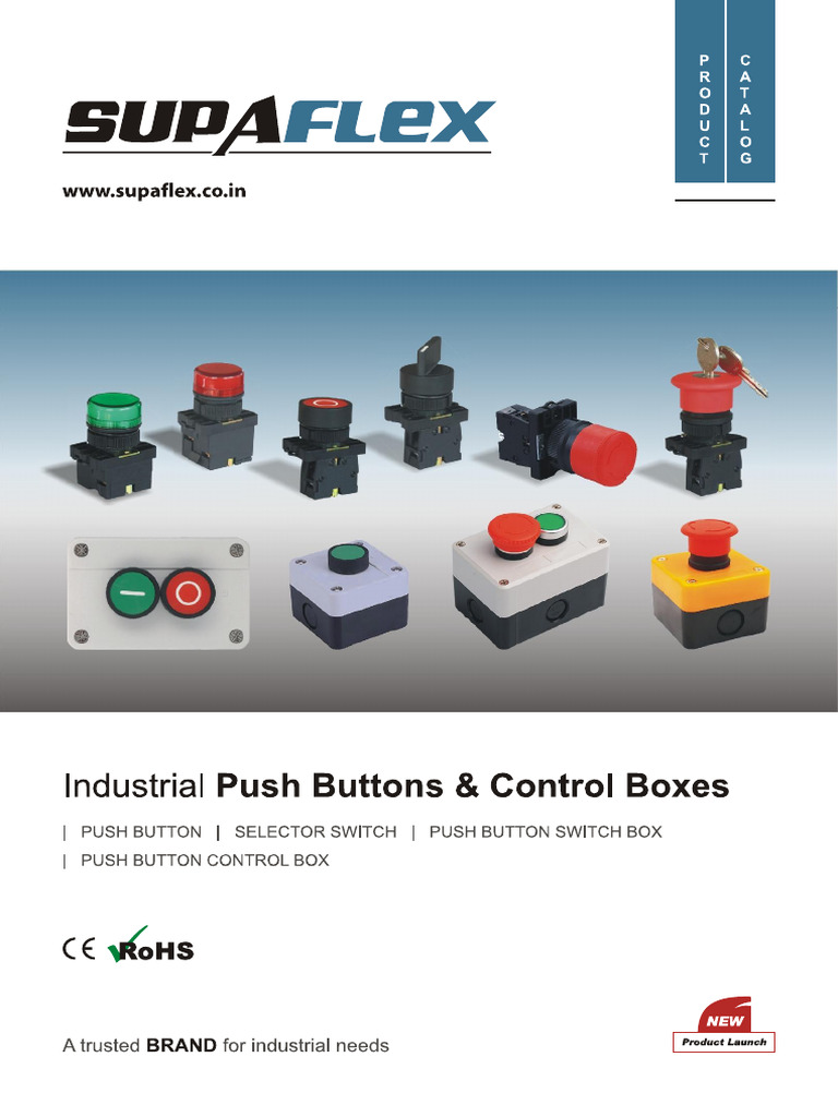 01 Supaflex Pushbutton Range Catalog English 20 4 20 | PDF