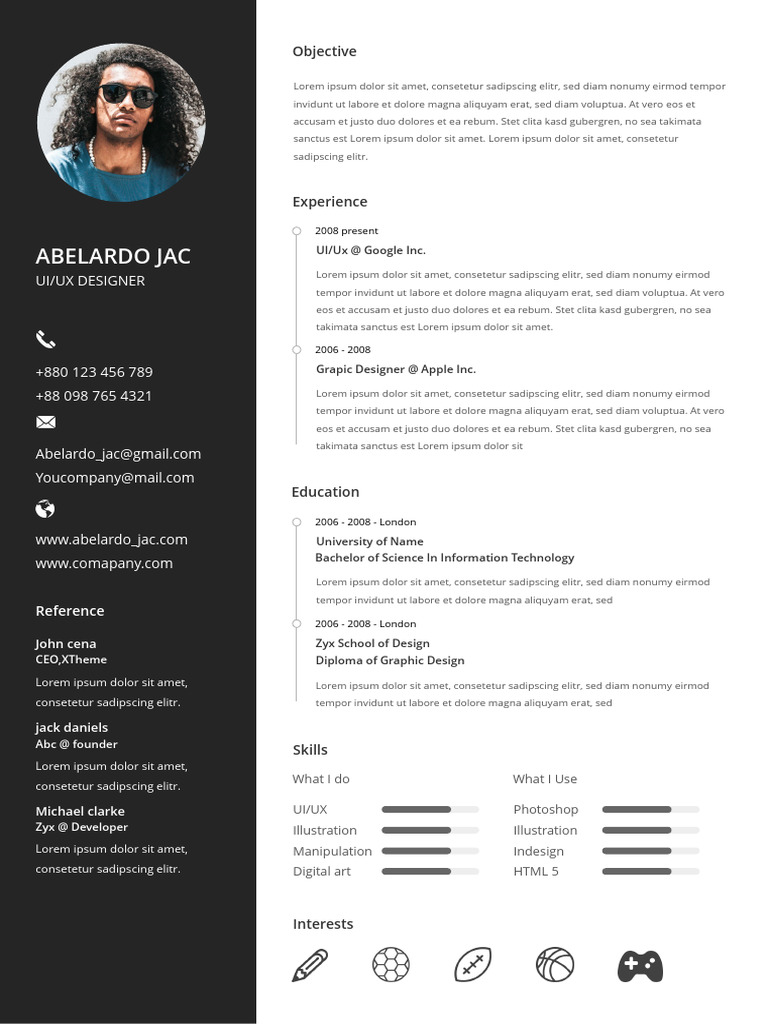 Abelardo Jac - UI/UX Designer Profile | PDF | Computers