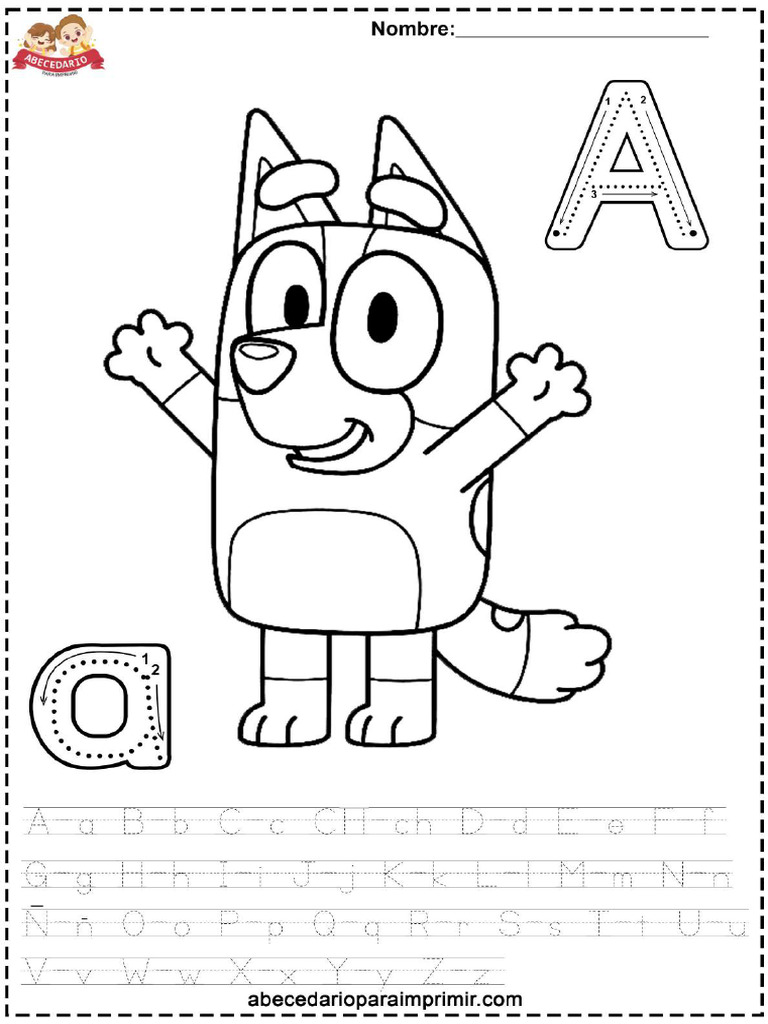 Bluey Characters Printable Pdf