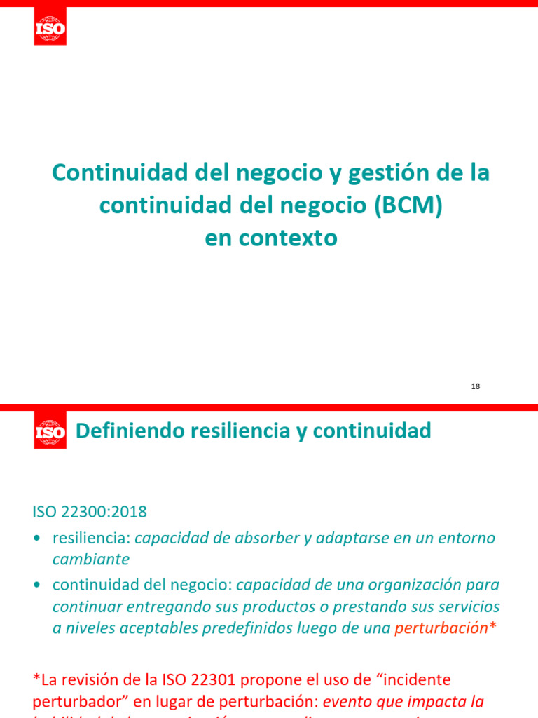 Gestión de Continuidad del Negocio | PDF | La seguridad informática ...
