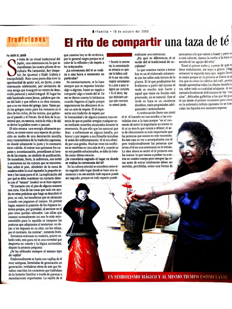 Rito Del Té | PDF