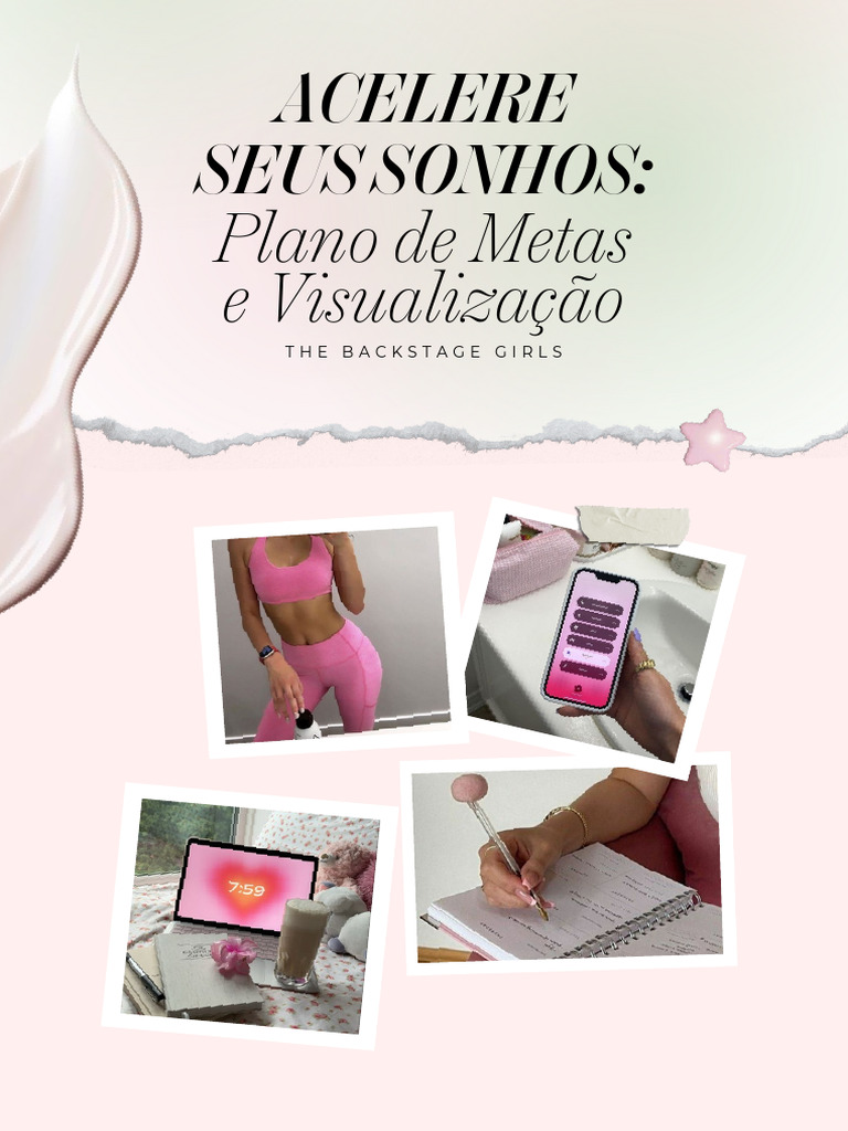 Acelere Seus Sonhos Plano De Metas E Visualização Pdf Planejamento