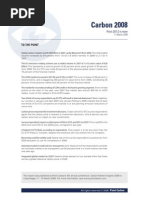 Carbon 2008: Post-2012 Is Now