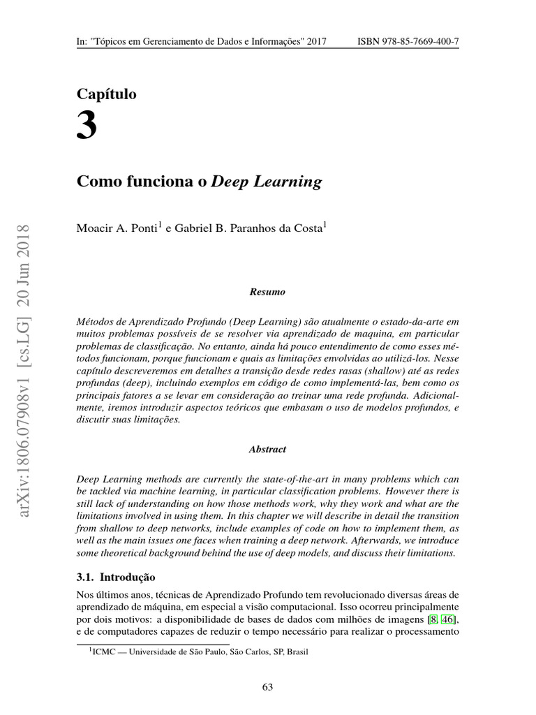 Entendendo Deep Learning e Suas Limitações | PDF | Aprendizagem ...