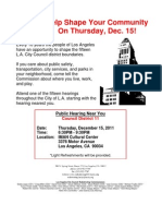 CD11 Redistricting Community Flyer