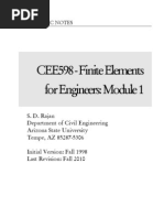 CEE598 - Finite Elements For Engineers: Module 1