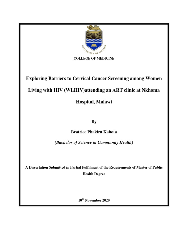 Cervical Cancer Download Free Pdf Cervical Cancer Cancer