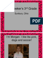 Ms. Beeker's 3 Grade: Sunbury, Ohio