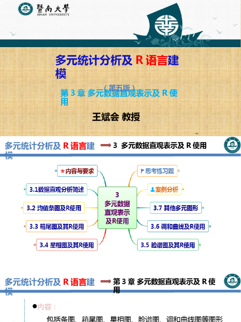 第3章 多元数据直观表示 | PDF