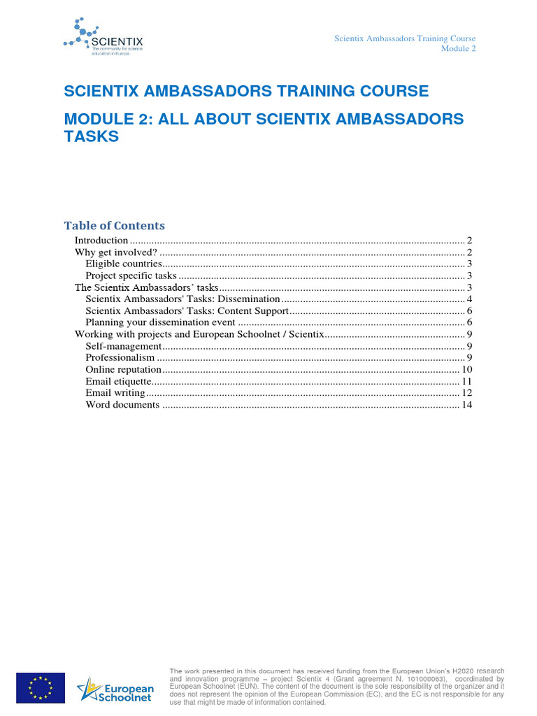 Scientix Ambassadors Guide | PDF | Teachers | Social Media