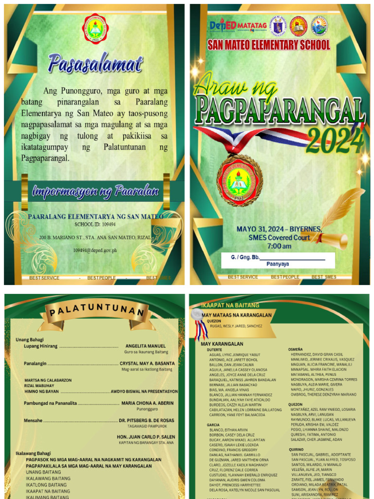 GRADE 4_INVITATION_RECOGNITION-2024 | PDF