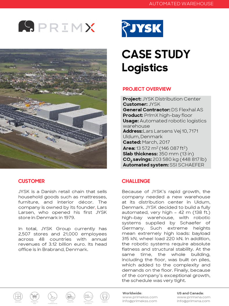 YJSK Case Study Automated Warehouse Completed Projects PrimX | PDF ...