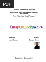 Componentes de la seguridad y defensa de la nación venezolana 