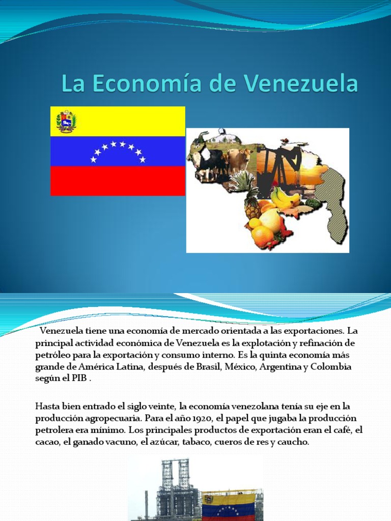 La Economía de Venezuela PDF Venezuela Hugo Chavez
