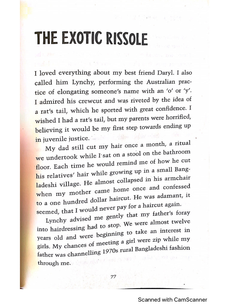 The Exotic Rissole by Tanveer Ahmed | PDF