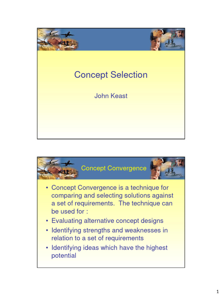 04 03 Concept Selection | PDF | Business | Business Process
