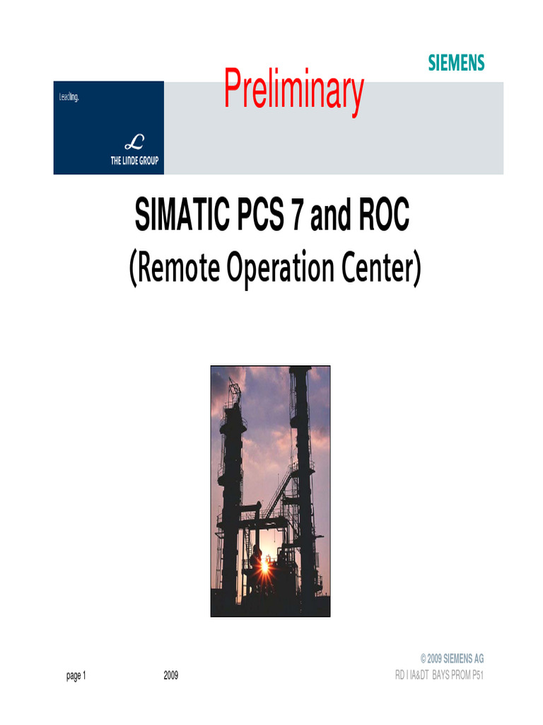 PCS 7 ROC Solutions Overview | PDF | Remote Desktop Services ...